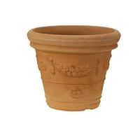 Vaso Doppio Bordo Festone Impruneta Ø40x(h)32cm