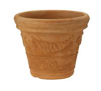 Vaso Doppio Bordo Festone Impruneta Ø45x(h)36,5cm