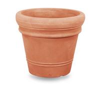 Vaso Doppio Bordo Liscio Ducale 100 cm Bianco