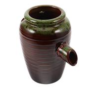 Vaso Ecologico in Terracotta Con Acqua Corrente Acquario Da Tavolo