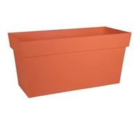 Vaso EDA Toscane Muret Rettangolare Arancione 79x35x39 cm 74 L Resistente a UV e Gelate