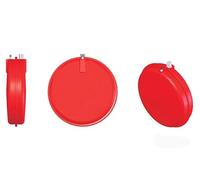 Vaso Espansione 10 Litri Circolare Piatto 3/4" Maschio CP387-10