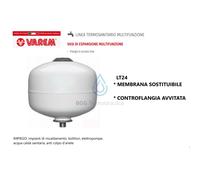 VASO ESPANSIONE VAREM 24 LITRI 8 BAR 3/4" RISCALDAMENTO AUTOCLAVE EXTRAVAREM LC