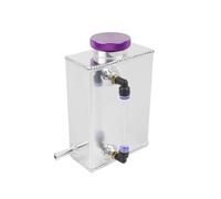 Vaso Espansione Motore Serbatoio Del Liquido Refrigerante Per Radiatore Universale In Alluminio Da 600 Ml Con Indicatore Di Livello(Viola)
