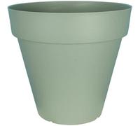 Vaso Esterno Riviera Soleilla Rotondo 50 cm Verde Argilla Opaco 50 L con Sottovaso
