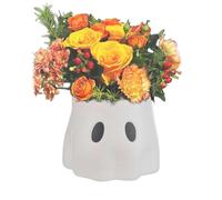 Vaso fantasma Vaso a forma di secchio fantasma, grazioso secchio fantasma, fioriera fantasma, fioriera fantasma, decorazione for ciotola di caramelle fantasma(Large)