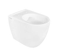 VASO FILO MURO RIMLESS GRETA Scarico universale Bianco Opac