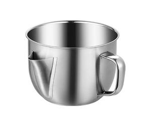 Vaso filtro olio - contenitore per grasso | Separatore grasso in acciaio - Creativo, il compagno ideale, tecnologia fisica di deposizione del grasso per un'esperienza di cottura più