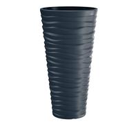 Prosper Plast DPSA400-S433 - Vaso da fiori sottile, 39 x 75 cm, colore antracite, 12 pezzi