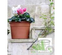 VASO FIORI ROTONDO CILINDRICO TELCOM DIANA DIAM. 60 CM H45 ESTERNO PLASTICA