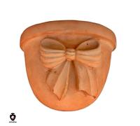 Vaso fioriera gerla da appendere alla parete in terracotta da esterno giardino