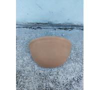 Vaso fioriera gerla da appendere parete in terracotta per esterno moderna