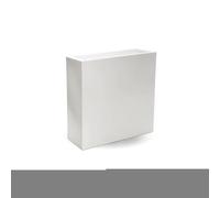 Vaso Fioriera in Resina Rettangolare H 80 CM Bianco MOD. Flowerpot Top