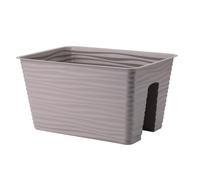 Vaso Fioriera per Balaustra per Balcone Terrazzo Sahara 13L Varii Colori 40cm
