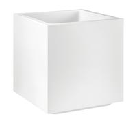 Vaso fioriera QUADRATO CUBO MATHERIA in plastica CON RUOTE 30CM VECA vari colori