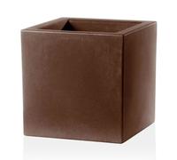 Teraplast vaso Schio Cubo 30 cm Made in Italy riciclabile