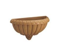 Vaso Fioriera super resina a parete sospeso Gerla no plastica colore terracotta