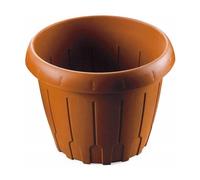 VASO FIORIERA TONDO PLASTICA SENZA SOTTOVASO PIANTE FIORI CASA GIARDINO 35CM 16L