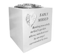 Vaso Floreale Da Tomba Rose Bowl Con Ali D’Angelo David Fischhoff - Sadly Missed
