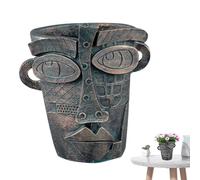 Vaso Floreale Stile Astratto,Vasi Resina Design Astratto,Con Foro Di Drenaggio Per Interni Ed Esterno Decorazione Per Casa Uffici Giardino - Decorazione Artistica per Ufficio Giardino Camera Balcone S