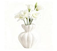 Vaso francese wabi-sabi, bianco, pezzo decorativo di alta qualità, adatto for la scrivania del soggiorno, for l'arredamento della casa, for l'arte vintage, for i vasi di fiori.(18.5*18.5*21cm)