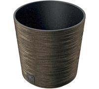Vaso Furu Eco Wood in plastica 30x29 cm Coffee Coffee