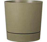 Vaso Garden ID Lino rotondo con serbatoio 43 L verde muschio 47 cm