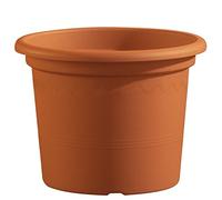 Vaso Geo Cilindrico Plastica Cm 30 Cotto 01