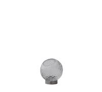 Vaso GLOBE BUBBLES Ø10 Trasparente/ Argento