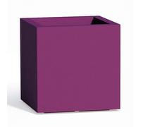 VASO H40 CM VASI RESINA MODERNO QUADRATO RUVIDO MADE IN ITALY COLORATO PIANTE