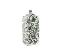 Vaso Home ESPRIT Bianco Verde Porcellana Foglia della pianta 21 x 10 x 48 cm
