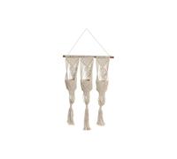 Vaso Home ESPRIT Cotone Legno Città 46 x 2 x 93 cm