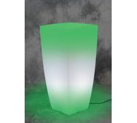 Vaso home light quadro 33x33x70 cm ghiaccio ver