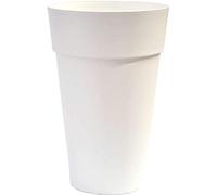 VASI VASO ALTO CON FASCIA HOUSTON TELCOM CM. Ø35XH50 bianco