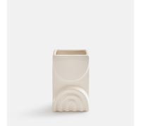 Vaso in ceramica, altezza 20 cm, TOPIA Beige TU