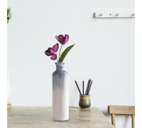 Vaso in ceramica, composizione floreale moderna per la decorazione del piano