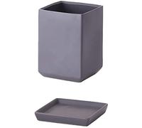 Vaso in ceramica con fori per piante grasse, ideale per ufficio e balcone, design moderno ed elegante, adatto anche come regalo per compagni di classe.