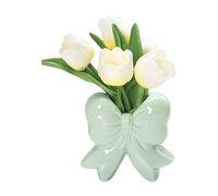 Vaso In Ceramica Con - Simpatico Supporto Per Decorazioni Floreali, Portapenne Con, Elemento Artistico Per Accenti Da Tavolo, Ornamento Decorativo Per La Casa | Espositore Per Fiori Secc