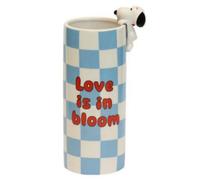 Vaso in ceramica e statuetta Blogo Peanuts Snoopy, Love is in Bloom Bleu (26,...