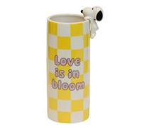 Vaso in ceramica e statuetta Blogo Peanuts Snoopy, Love is in Bloom Jaune (26...