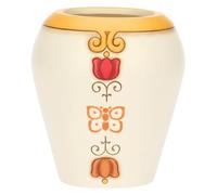 Thun Vaso in ceramica Eolia con farfalla e fiori, medio