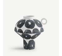 Vaso in ceramica maculata opaca, Breto Nero TU