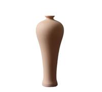 Vaso in ceramica vegetariano moderno nordico per la decorazione della casa e del soggiorno, ornamenti con fiori secchi, artigianato pastorale retrò(Style 19)