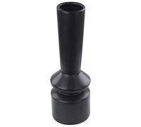 Vaso in dolomite nera vaso da 32 cm accessorio decorativo minimalista Peania