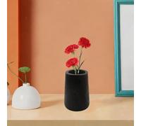 Vaso in legno per composizioni floreali, portaoggetti ornamentale per