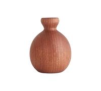 Vaso in legno - Vaso estetico rustico, centrotavola da tavola in stile rustico, supporto per fiori a grana naturale, decorazione interna bohémien, fornitura di composizione botanica, tronco di