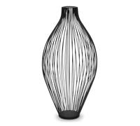 Vaso in metallo a griglia per fiori secchi, 45 cm, supporto decorativo per fiori artificiali, supporto per piante artificiali