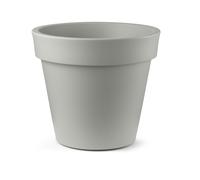 Vaso in Polietilene TONDO ARIA dimensioni 65x65xh 60 cm adatto interno esterno colore ARGENTO