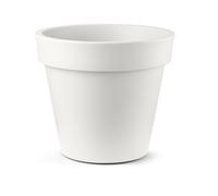 Vaso in Polietilene TONDO ARIA dimensioni 65x65xh 60 cm adatto interno esterno colore bianco perlato