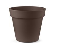 Vaso in Polietilene TONDO ARIA dimensioni 65x65xh 60 cm adatto interno esterno colore Corten